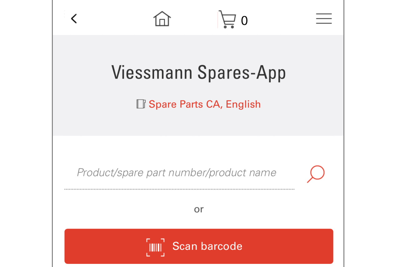 Spare Parts App for Professionals